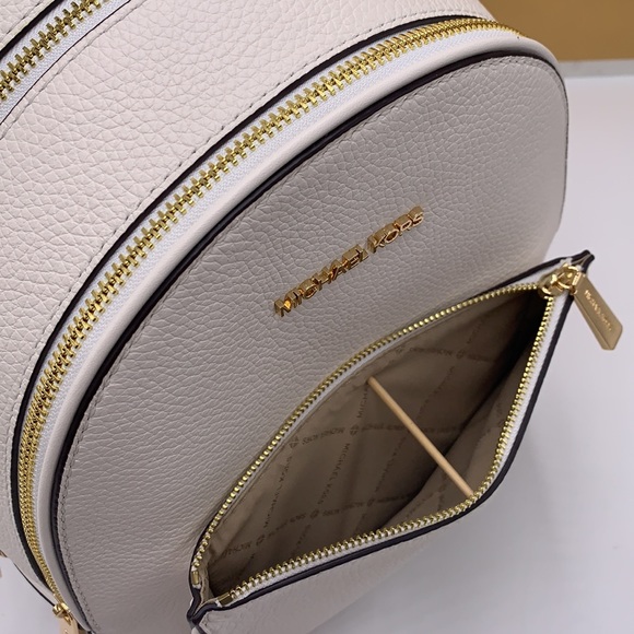 MICHAEL KORS ADINA MEDIUM BACKPACK OPTIC WHITE COLOR - Picture 8 of 16